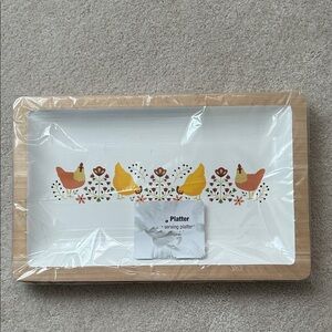 Red Shed Serving Platter NWT